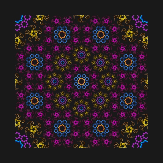 kaleidoscope fractal pattern by psychoshadow