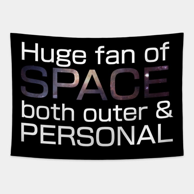 Huge fan of SPACE, both outer and PERSONAL. Tapestry by TheQueerPotato