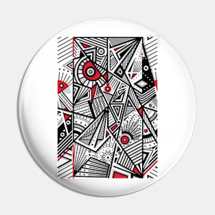 Geometric mess Pin