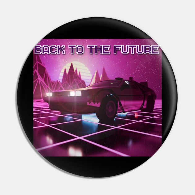 Back to the Future design Pin by Ch4rg3r