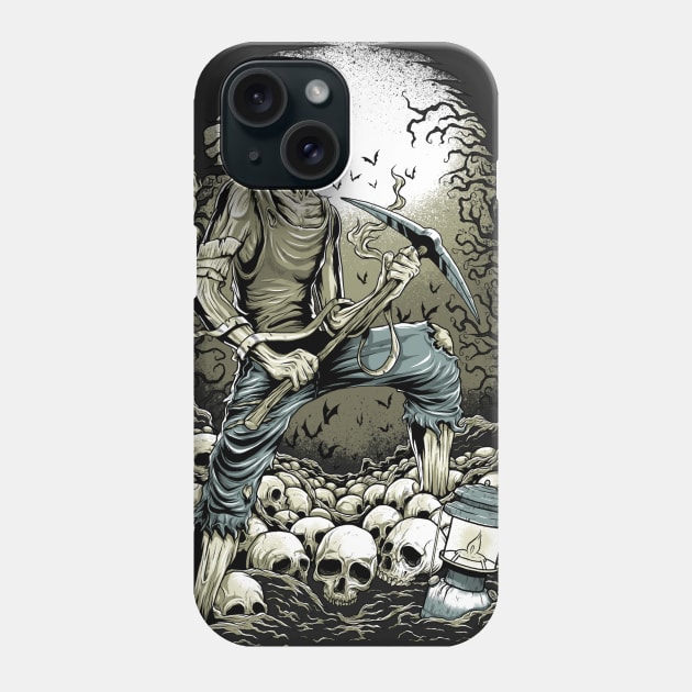 Graveyard Shift Phone Case by Dark Planet Tees