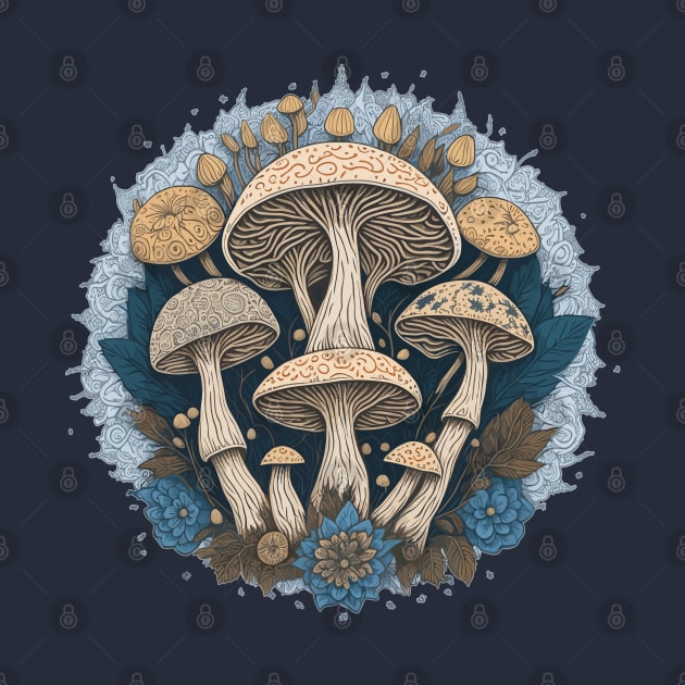 Mushroom ornament by arrowdesigns19