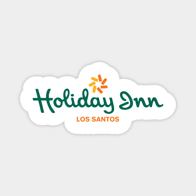 Holiday Inn Los Santos Magnet by MindsparkCreative