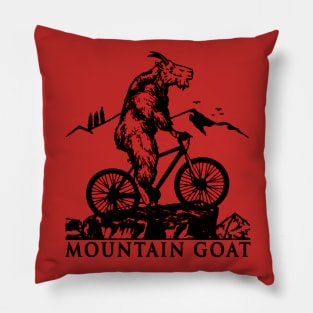 Cool Mountain Goat Tee Riding Biking Pillow