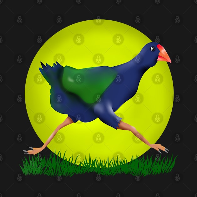 Takahe NZ Bird by mailboxdisco