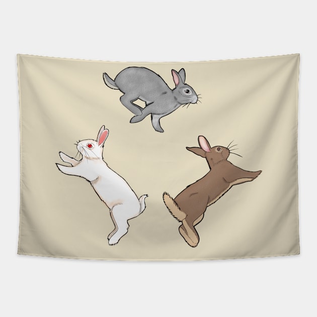 Bunnies Tapestry by ACDesigns