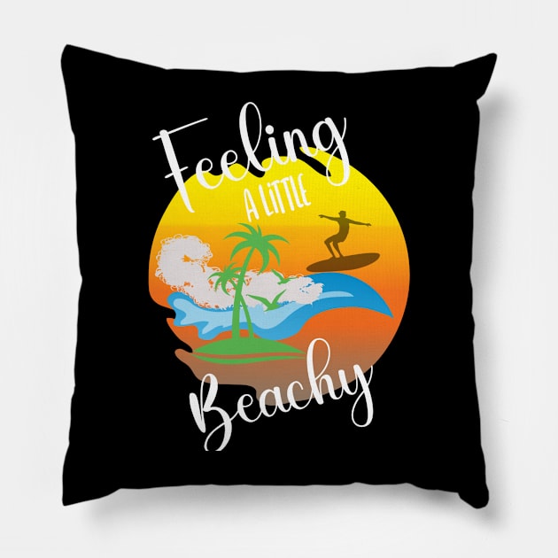 feeling a little beachy. Pillow by Aspectartworks