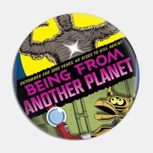 MST3K Mystery Science Promotional Artwork - Being From Another Planet Pin