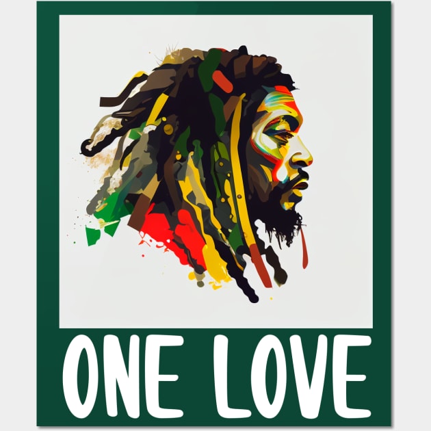 Rasta One Love Reggae Rastafari Jamaica - Rasta - Posters and Art ...