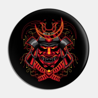 samurai head japan Pin