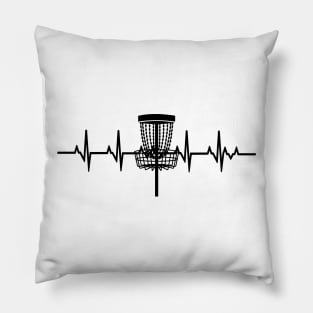 'Heartbeat Disc Golfing' Awesome Golfing Gift Pillow