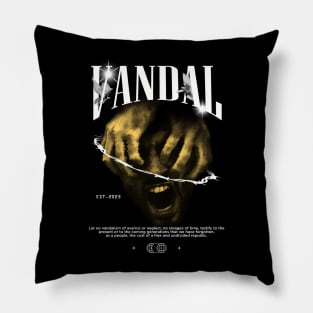 Vandal Modern Streetwear Pillow