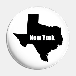 New York Texas Pin