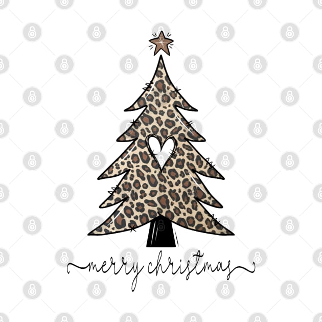 Cheetah Christmas Tree by Chestnut and Bay