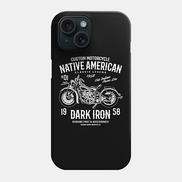 Custom Motorcycle Phone Case by lionkingdesign