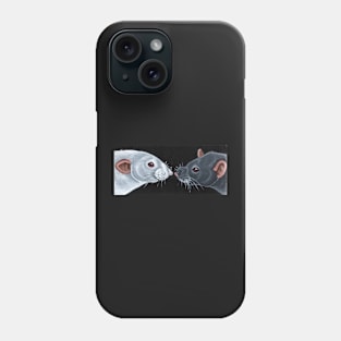 Albino and Marten Rats Phone Case