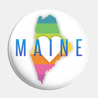 Maine Heart Pin