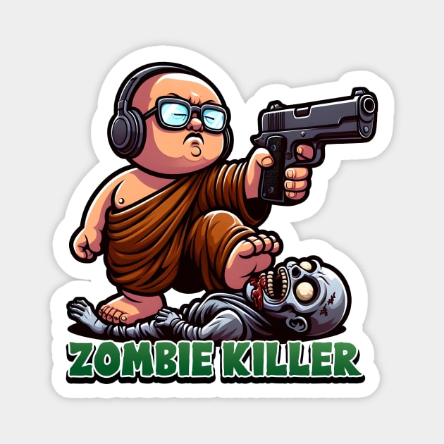 Zombie Killer Magnet by Rawlifegraphic