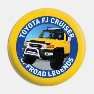 4x4 Offroad Legends: Toyota FJ Cruiser (yellow) Pin