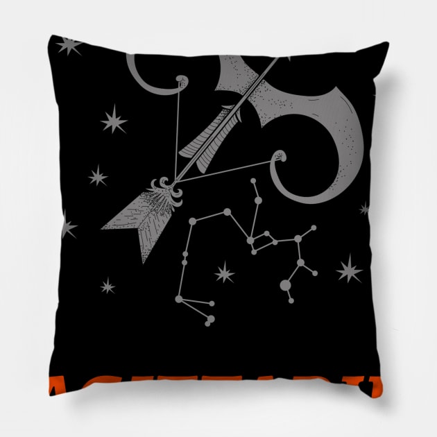 Sagittarius Pillow by Conundrum Cracker