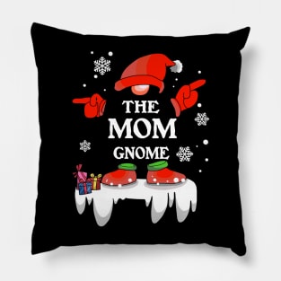 Mom Gnome Buffalo Plaid Matching Family Christmas Pajama Pillow