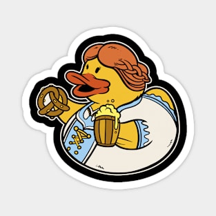 Awesome Rubber Duck Drinking Beer For Beer Lover Magnet