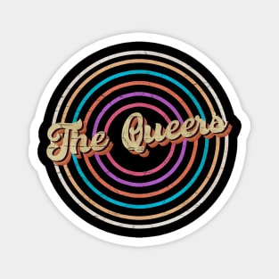 vintage circle line color The Queers Magnet