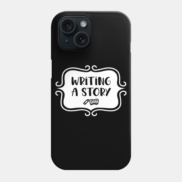 Writing a Story - Vintage Typography Phone Case by TypoSomething