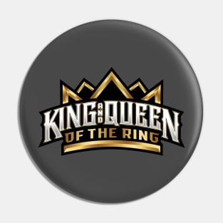 King and Queen of the Ring Pin