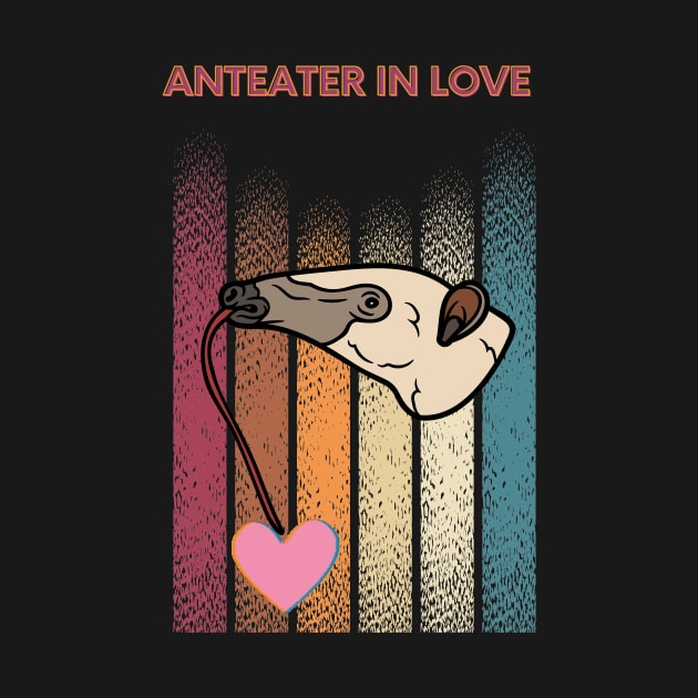 Funny Anteater in Love by malbajshop