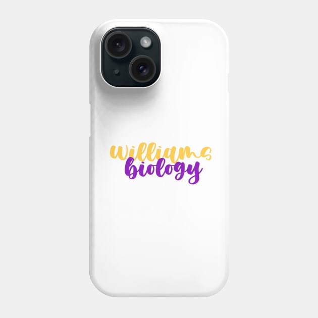 williams college biology Phone Case by laurwang