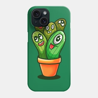 Cactus doodle Phone Case