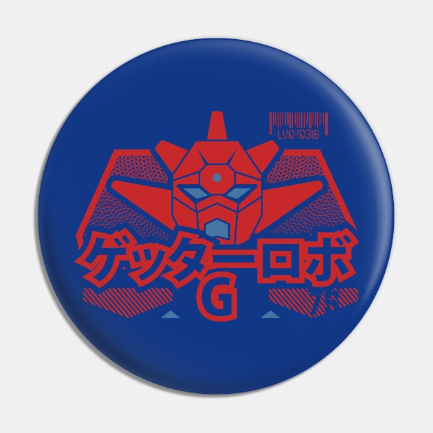 LvlOne Anime Robo - Getter G Robo Pin by soujohn