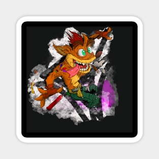 Warzone Bandicoot Graffiti Magnet