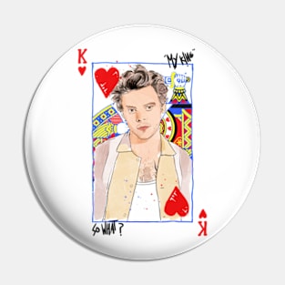 My King Is Harry - Original Artwork Pin