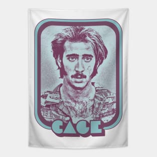 Nicolas Cage / Retro Style Fan Art Design Tapestry