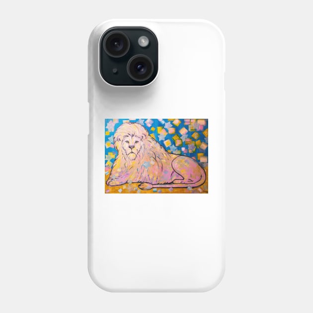 Pink lion. Narnia Phone Case by NataliaShchip