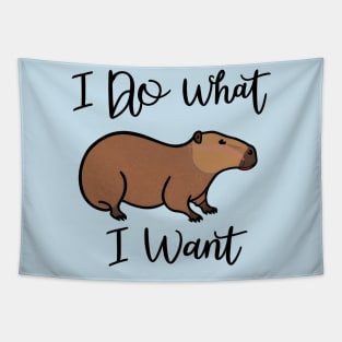 Capybara I do what i want Tapestry