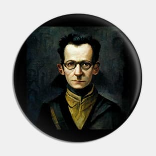 Max Stirner Portrait (Imaginary Painting) Pin