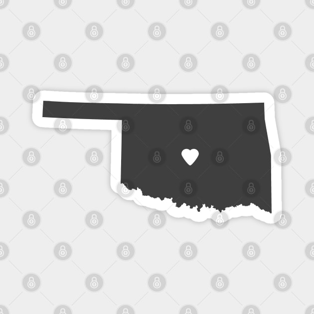 Oklahoma Love Magnet by juniperandspruce