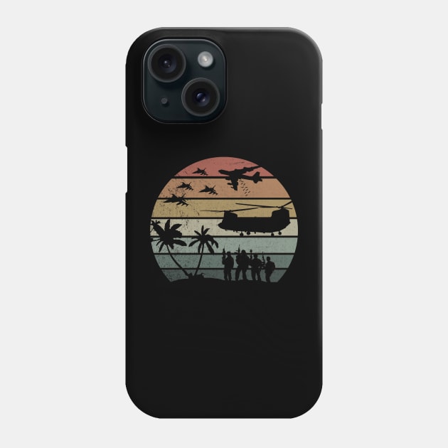 Sunset Troopers Phone Case by Dennverse