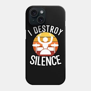 I destroy silence Phone Case