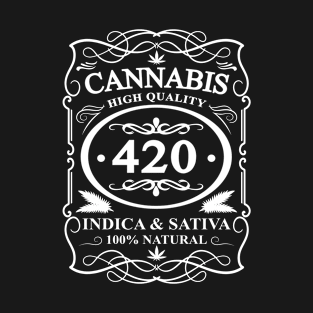 420 Cannabis 100 Percent Natural T-Shirt