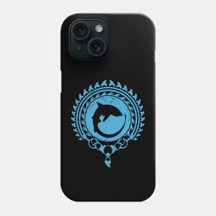 Thresher shark Polynesian design Phone Case