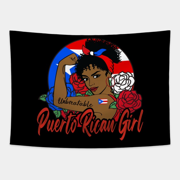 Puerto Rican Girl Tapestry by JayD World