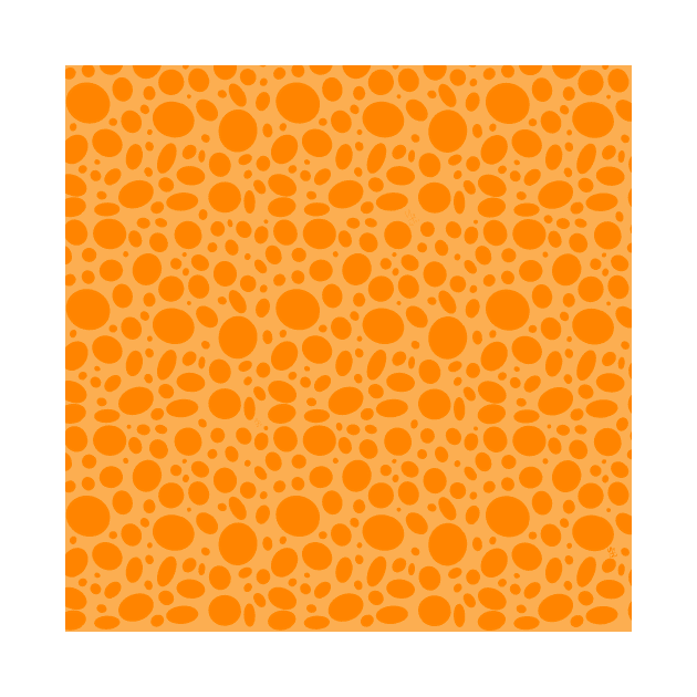 Orange dots on yellow by A_using_colors