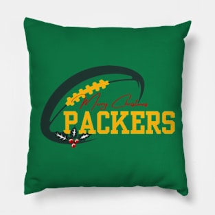 merry christmas packers Pillow