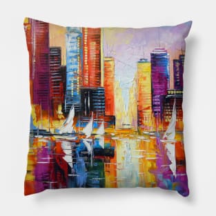 Evening new York Pillow