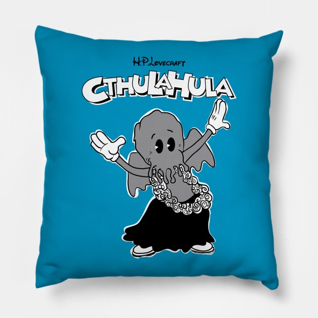 Cthulahula Pillow by ZombieMedia