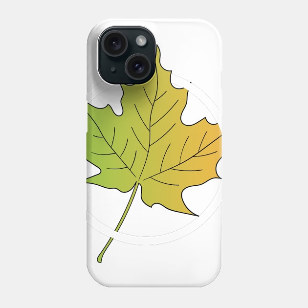 Maple Leaf Autumn Nostalgia Design Gift Idea Phone Case by c1337s